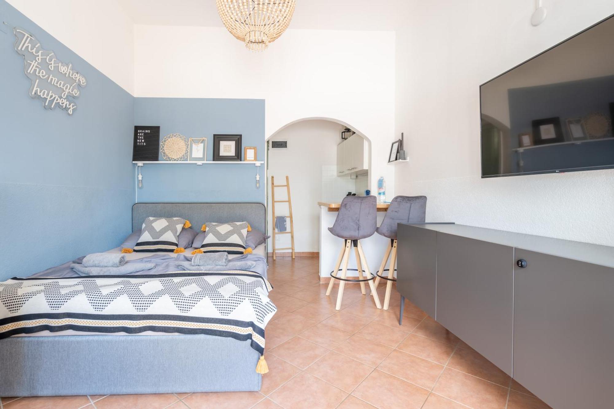 App Akumal-25M Zum Meer, Privatparkplatz, 50 Zoll Smart Tv, Sat Medulin Exteriör bild